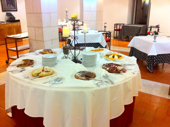 Sobremesas do Restaurante da Pousada D. Afonso II